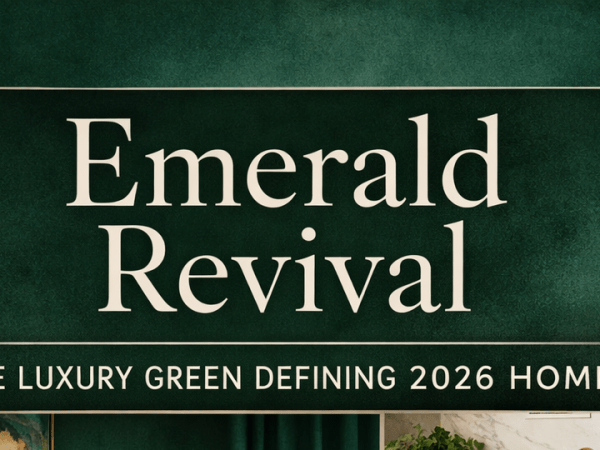 Emerald Revival: Why This Deep Green Is Defining Refined Homes in&nbsp;2026